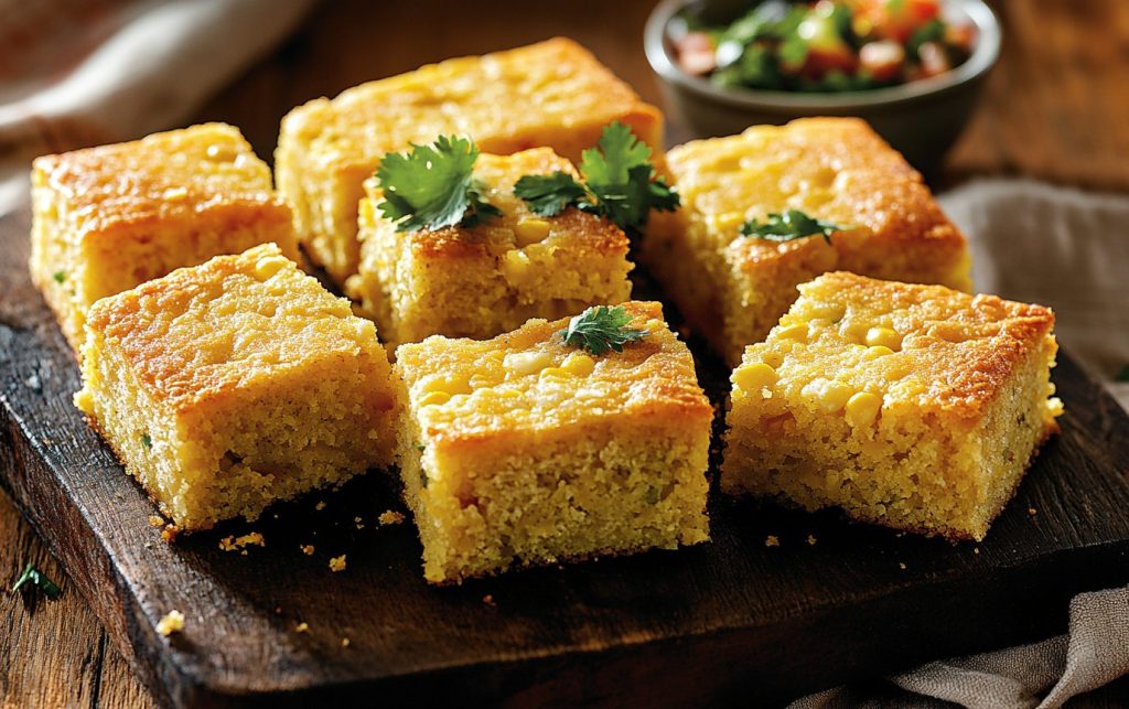 Southwest Cornbread Squares 4 Southwest Cornbread Squares