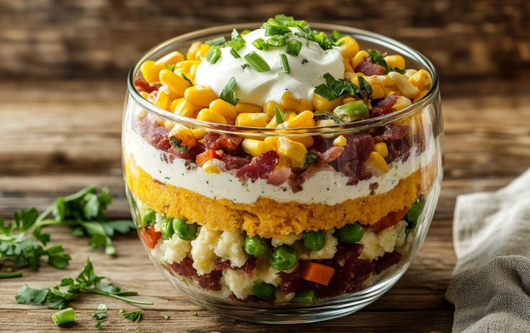 Layered Cornbread Salad