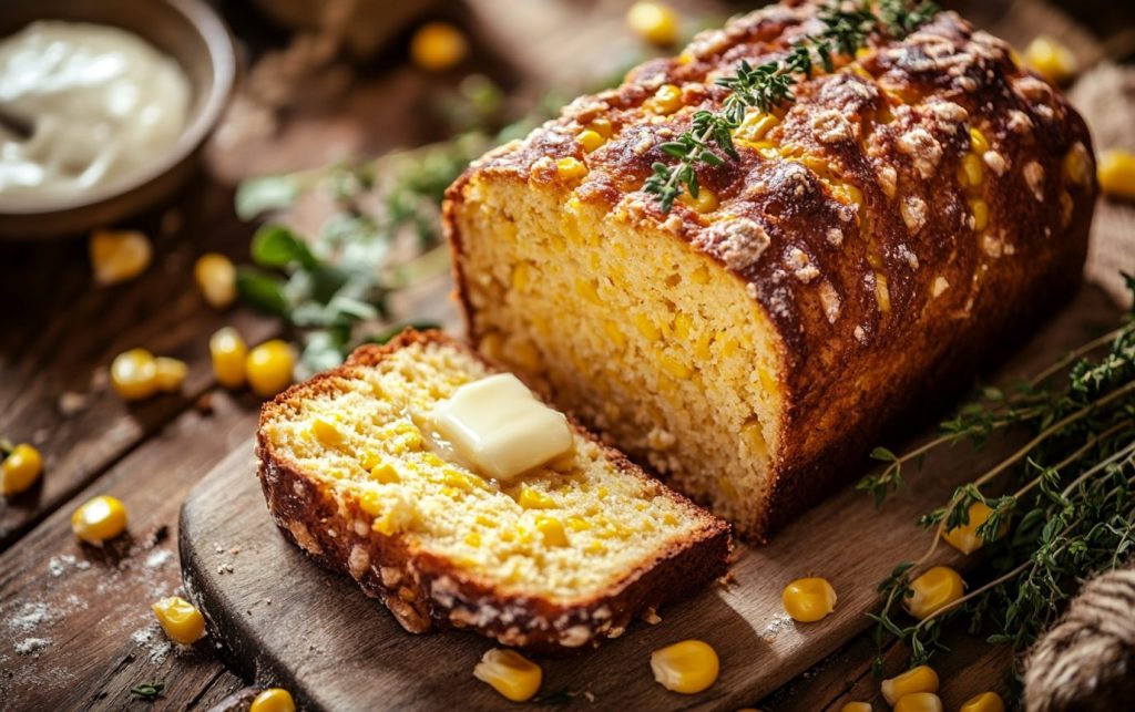 Moist Buttermilk Corn Loaf