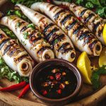 Stuffed Grilled Squid