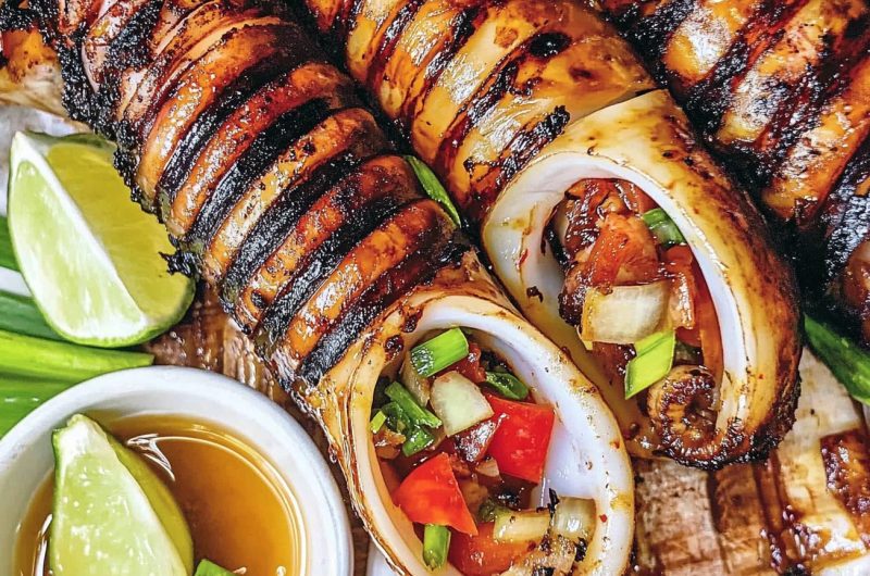 Savory Stuffed Squid