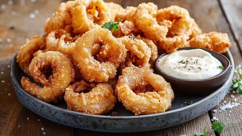 Home 12 Crunchy Pepper Squid Bites