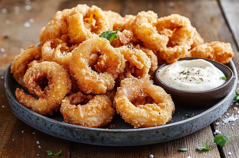 Crunchy Pepper Squid Bites