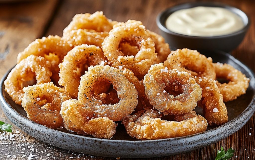 Crunchy Pepper Squid Bites