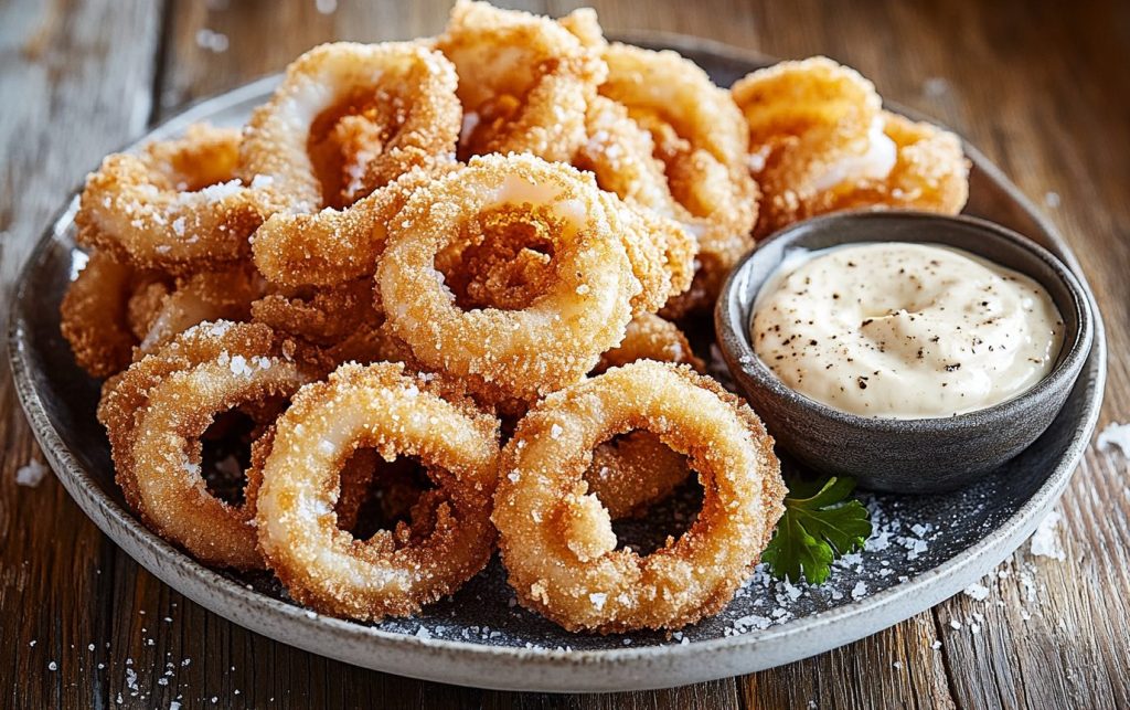 Crunchy Pepper Squid Bites