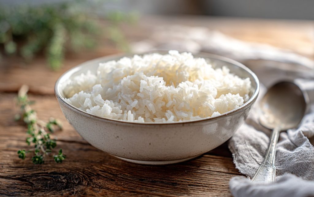 Perfect Microwave Steamed Rice