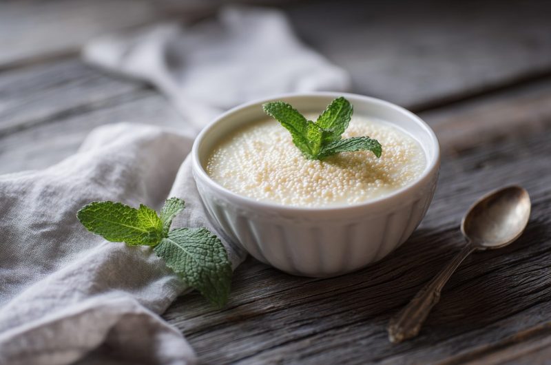 Velvety Tapioca Custard