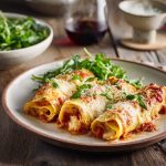 Sausage Spinach Lasagna Roll-Ups