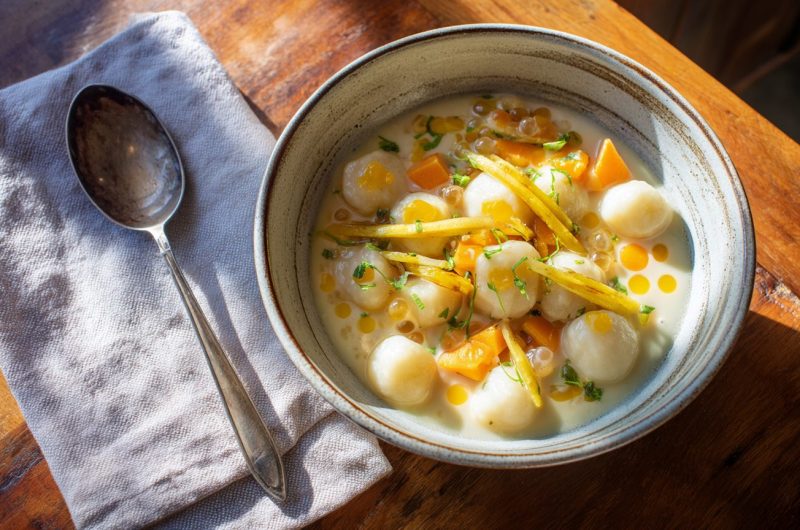 Coconut Sweet Dumpling Dessert