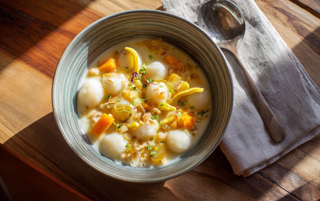 Coconut Sweet Dumpling Dessert