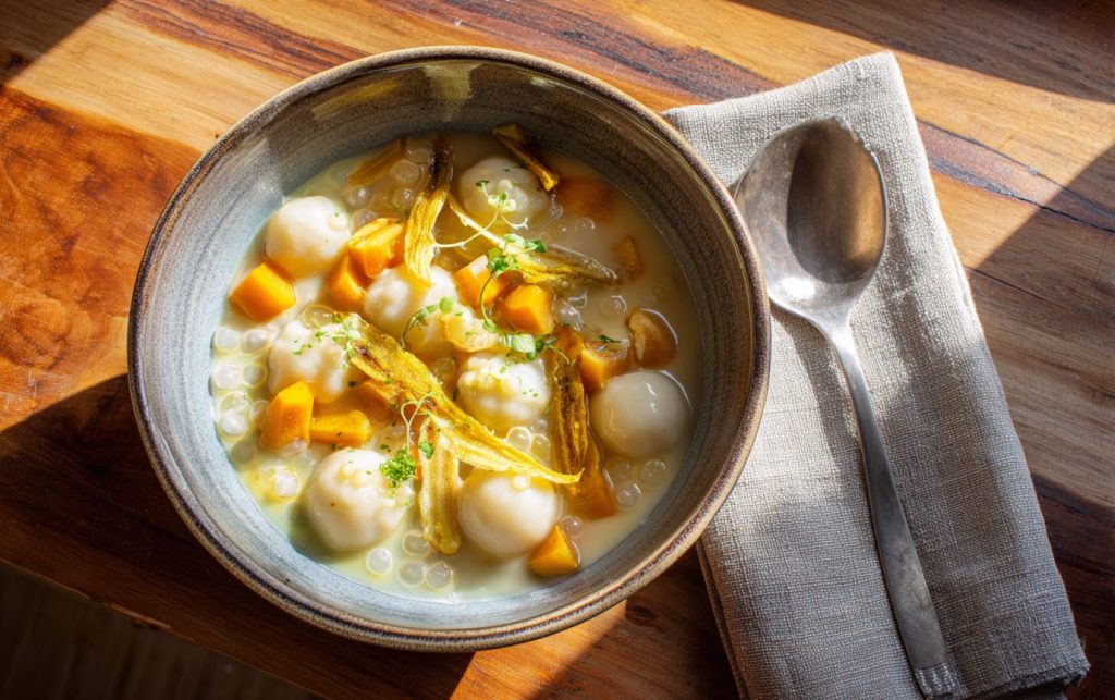 Coconut Sweet Dumpling Dessert