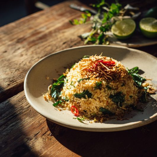 Easy Coconut Rice Cake (Bibingka) 6 Taro Leaf Coconut Rice
