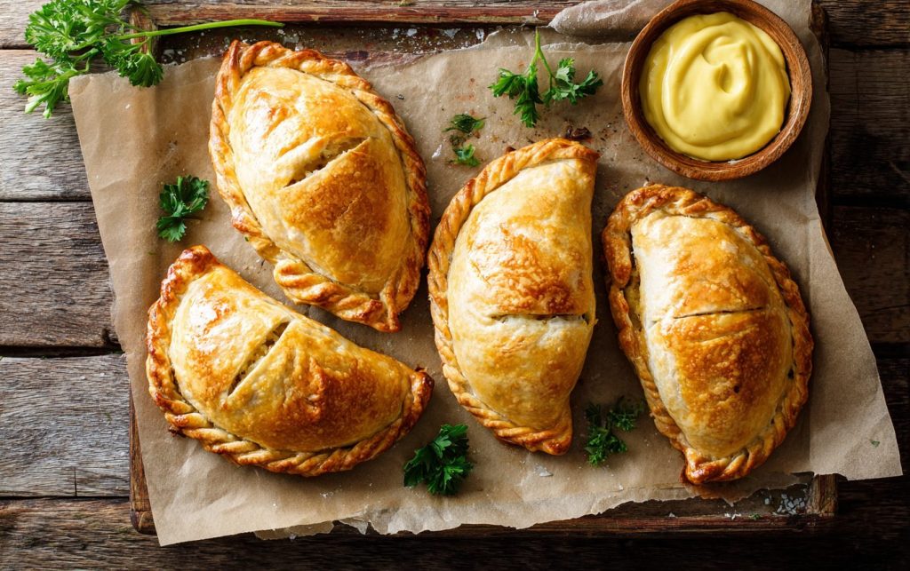 Golden Potato Pockets (Potato Knish) 2 Golden Potato Pockets