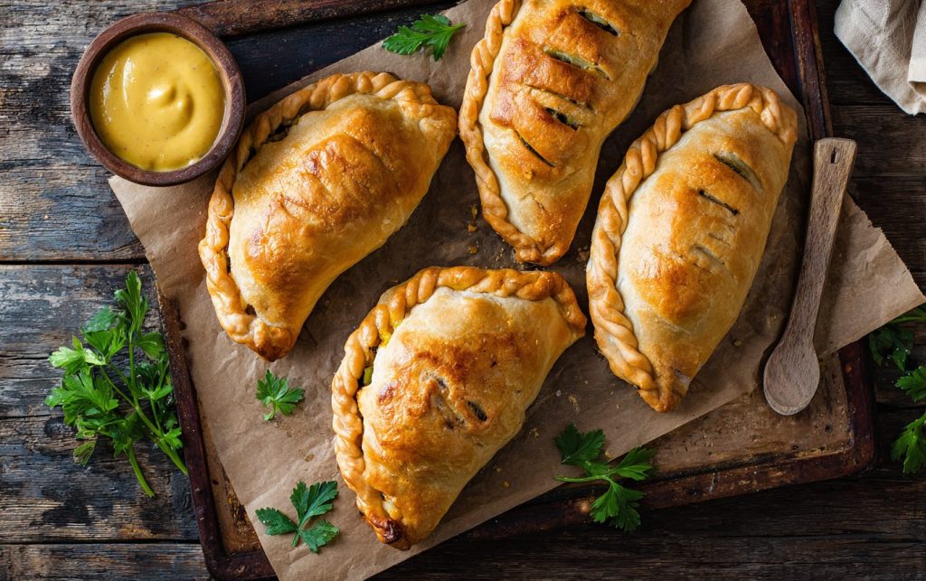 Golden Potato Pockets (Potato Knish) 3 Golden Potato Pockets