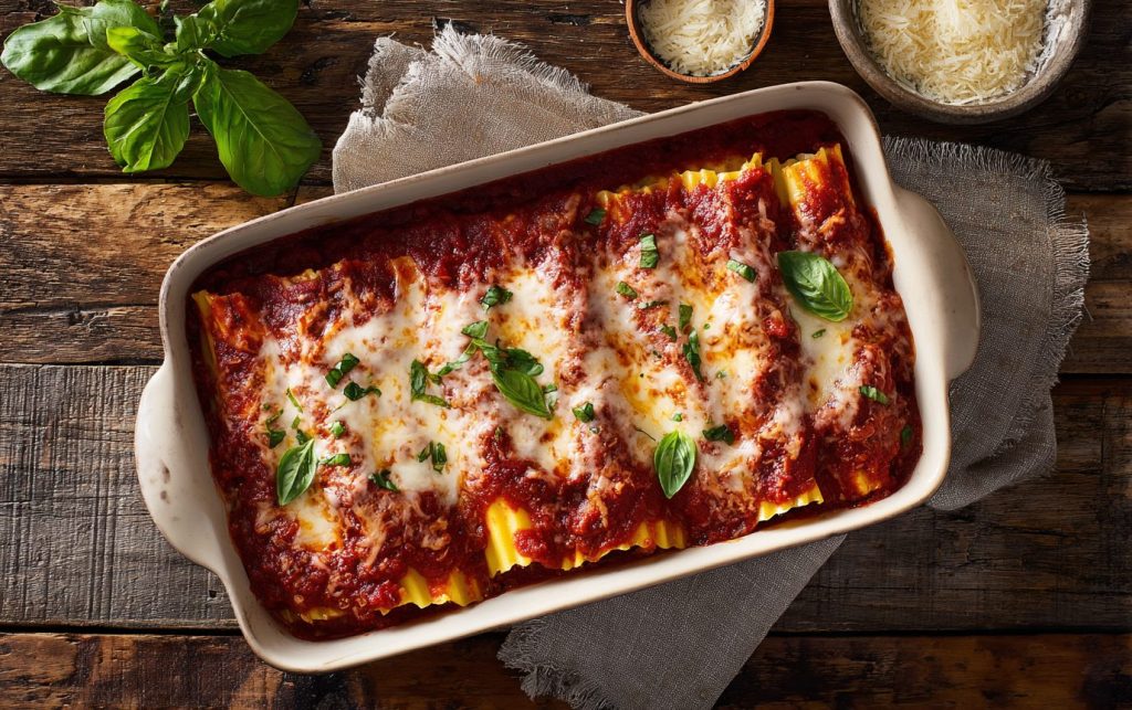 Cheesy Beef Manicotti 3 Cheesy Beef Manicotti