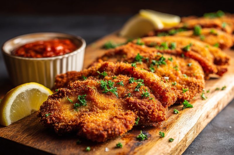 Crispy Air Fried Chicken Cutlets