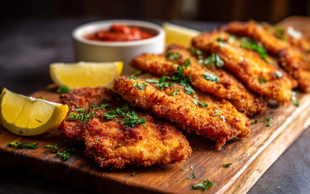 Crispy Air Fried Chicken Cutlets
