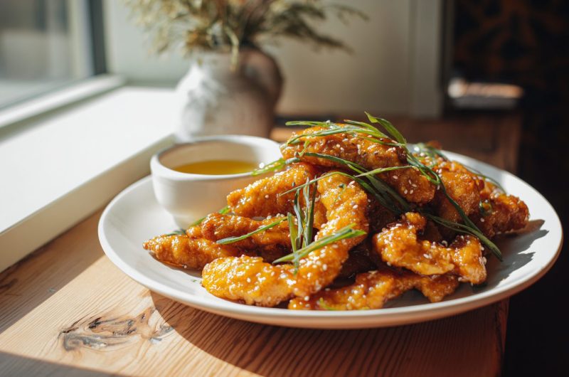 Spicy Honey Chicken Bites