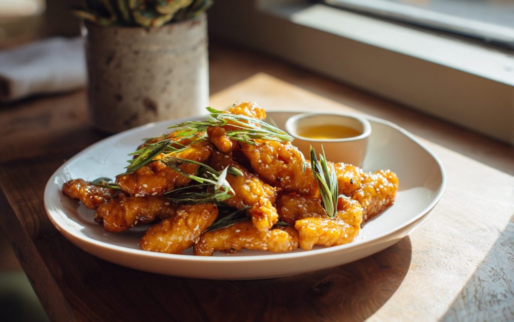 Spicy Honey Chicken Bites