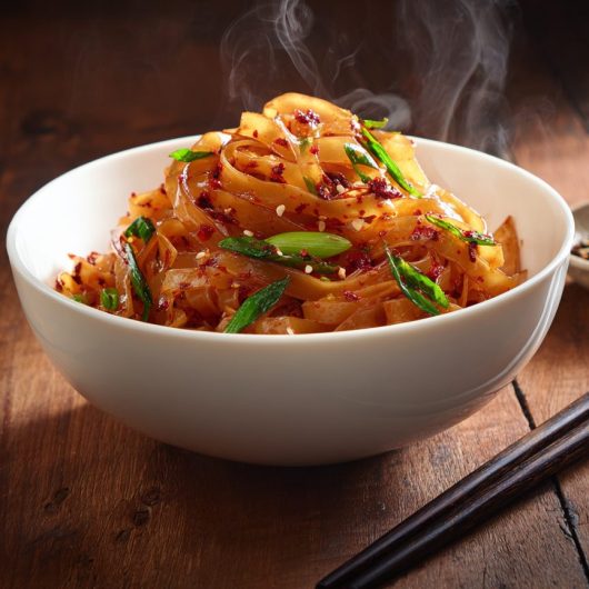 Hot Sesame Rice Noodles