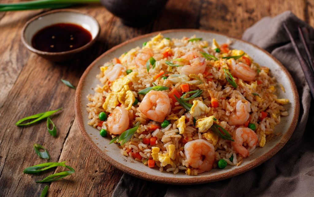 Easy Shrimp Rice Stir-Fry