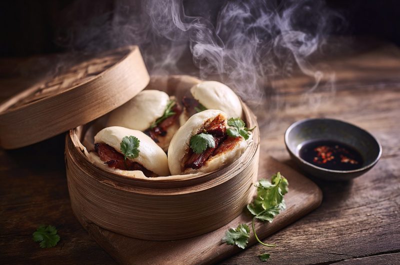 BBQ Pork Steamed Buns 5 BBQ Pork Steamed Buns