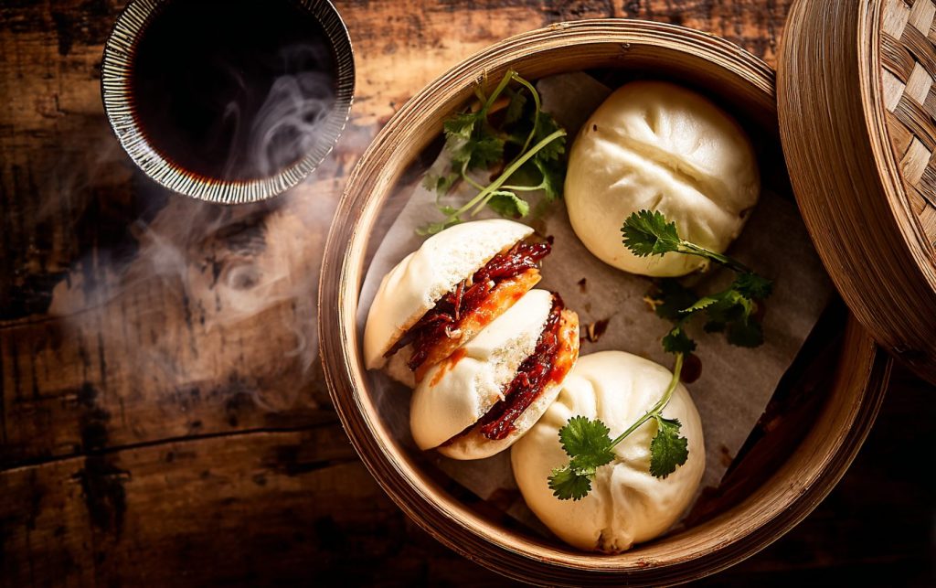 BBQ Pork Steamed Buns 2 BBQ Pork Steamed Buns