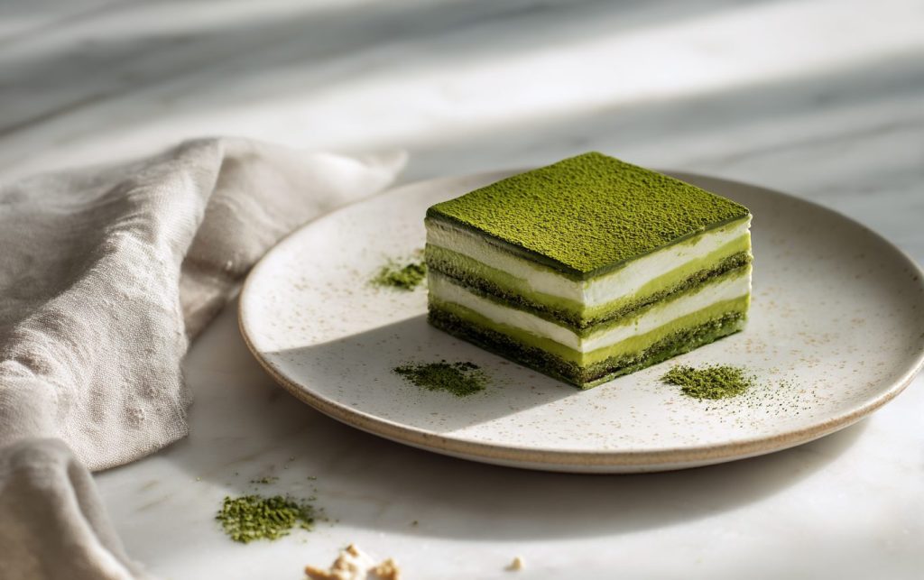 Delightful Green Tea Tiramisu 4 Green Tea Tiramisu