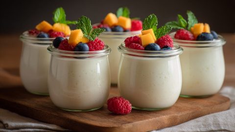 Silky Coconut Pudding