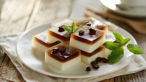 Coconut Coffee Jelly