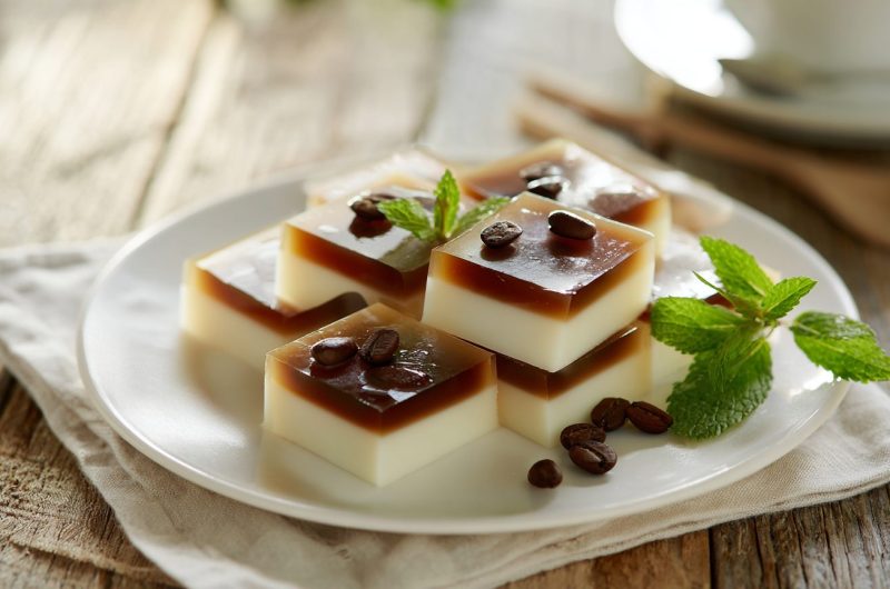 Coconut Coffee Jelly