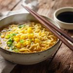 Creamy Corn Soy Noodles