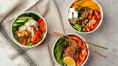 Balanced Asian Lunch