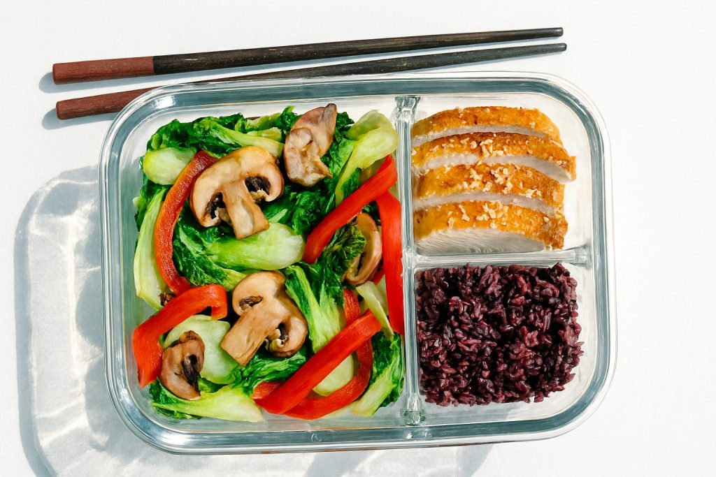 Balanced Asian Lunch