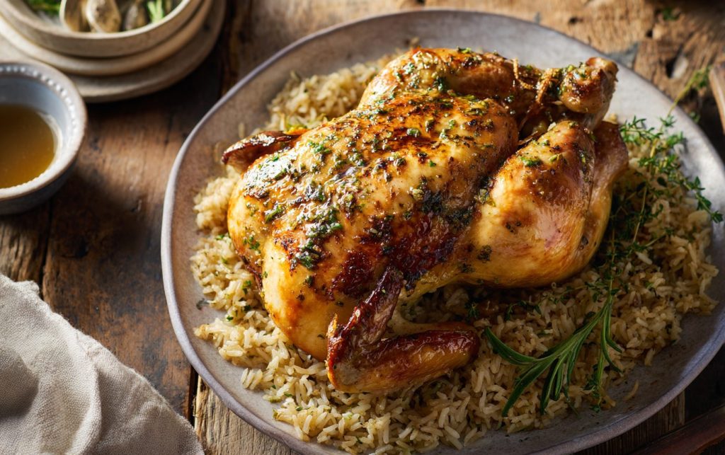 Christmas Garlic Rice