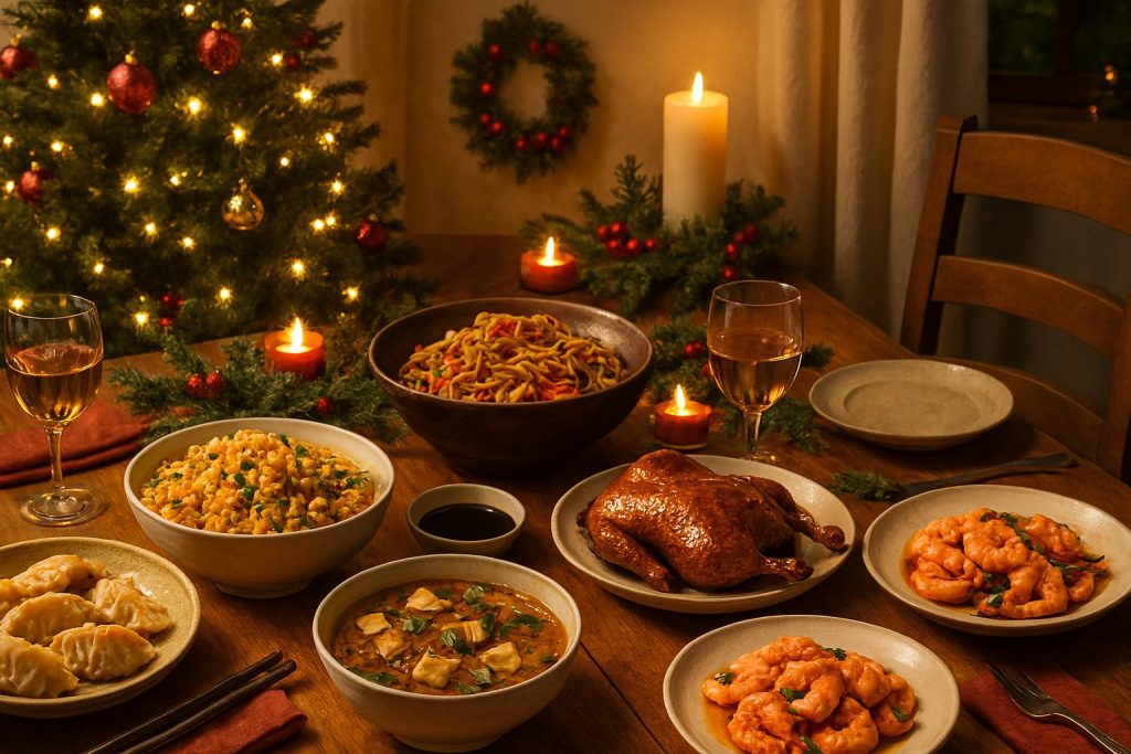 Asian-Style Christmas Dinner