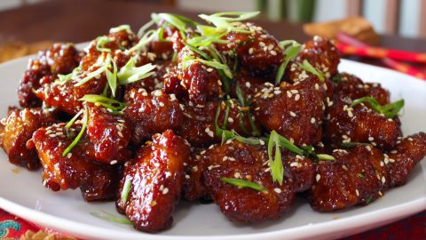 Sticky Asian Chicken Bites