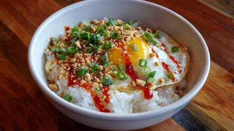 Simple Egg Rice Bowl