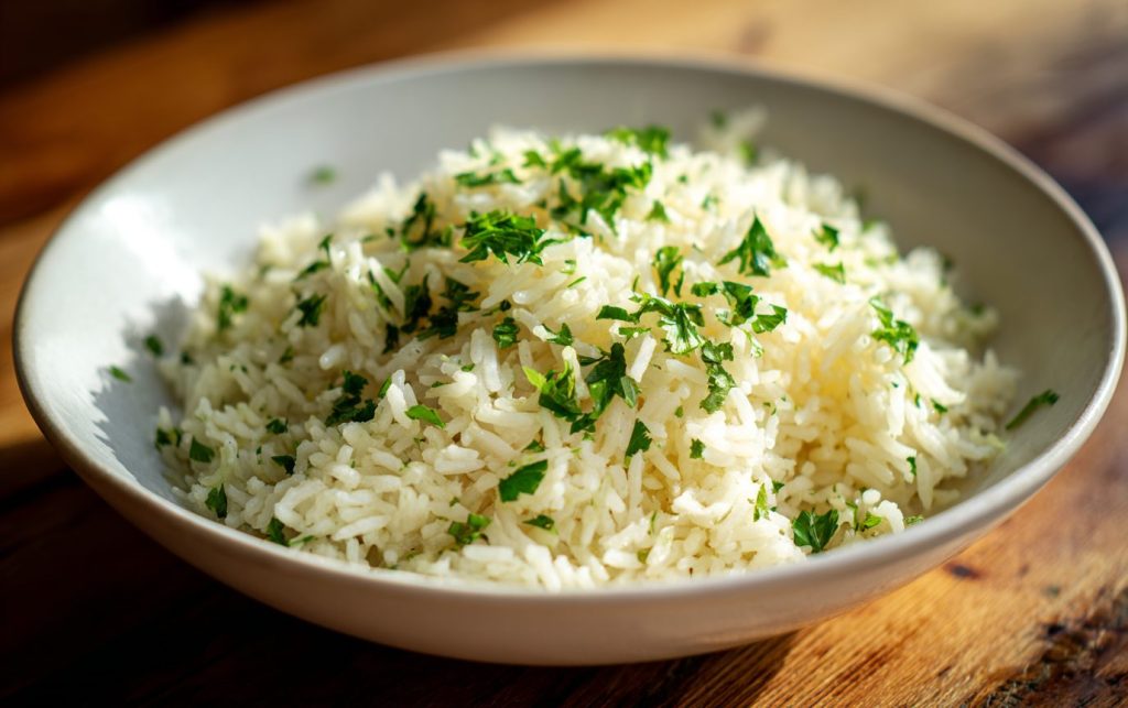 15-Minute Garlic rice