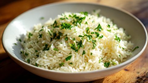 15-Minute Garlic rice